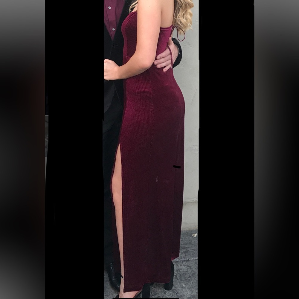 Free people maxi dress with slit